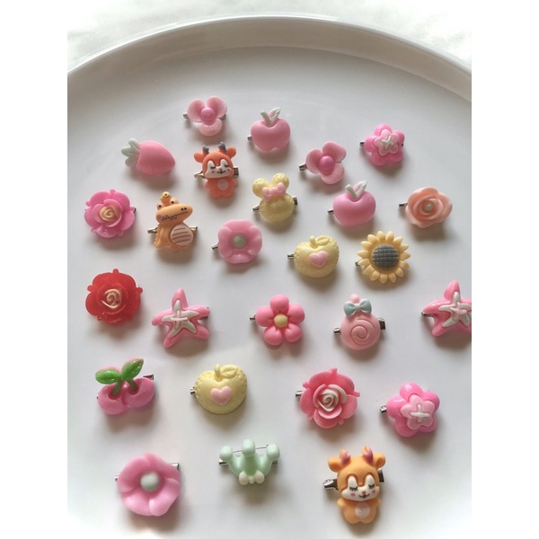 Bros imut per pcs / bros dagu mini / bros clay / bros mini / bros karakter / bros cantik-Clay