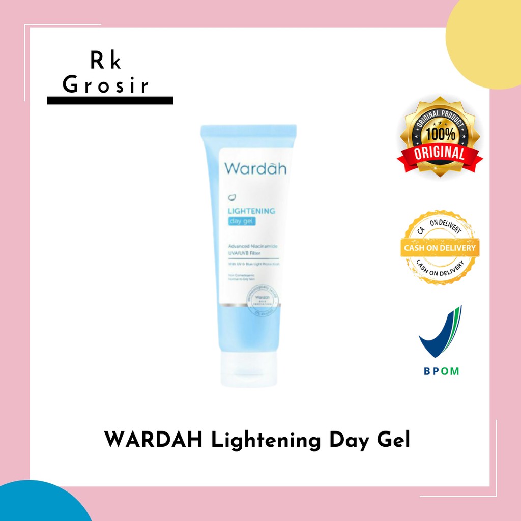 WARDAH Lightening Day Gel | Cream Pagi