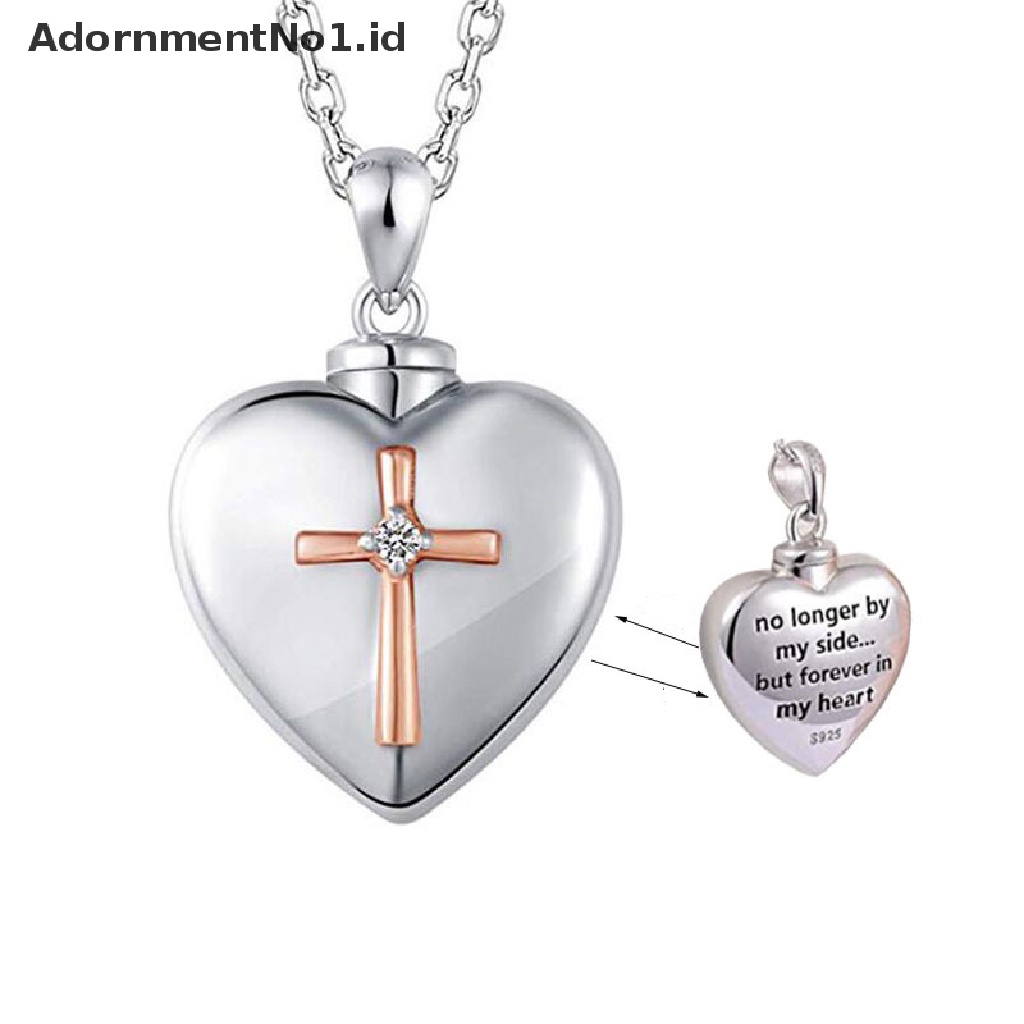 (AdornmentNo1) Kalung Rantai Dengan Liontin Bentuk Salib Untuk Wanita