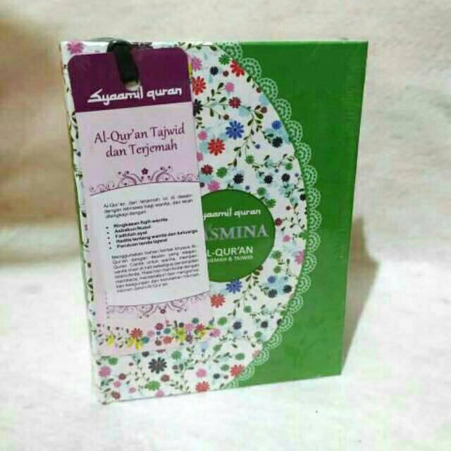 Al quran terjemah yasmina B6 quran wanita syamil quran tajwid yasmina bonus al masurat