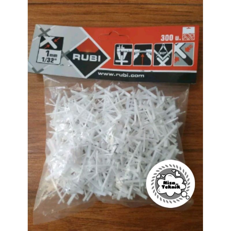 "NS" RUBI Tile Spacer Accecoris /Spacer Granit, kramik/ Pembatas Nat Keramik Atau Granit Size 1mm