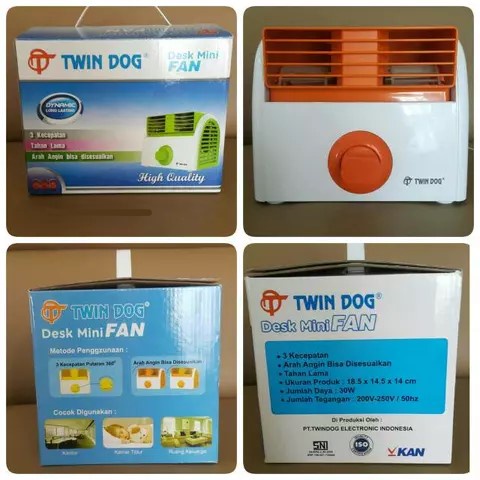 AC Mini Portable TD - Kipas Angin Desk Mini Fan