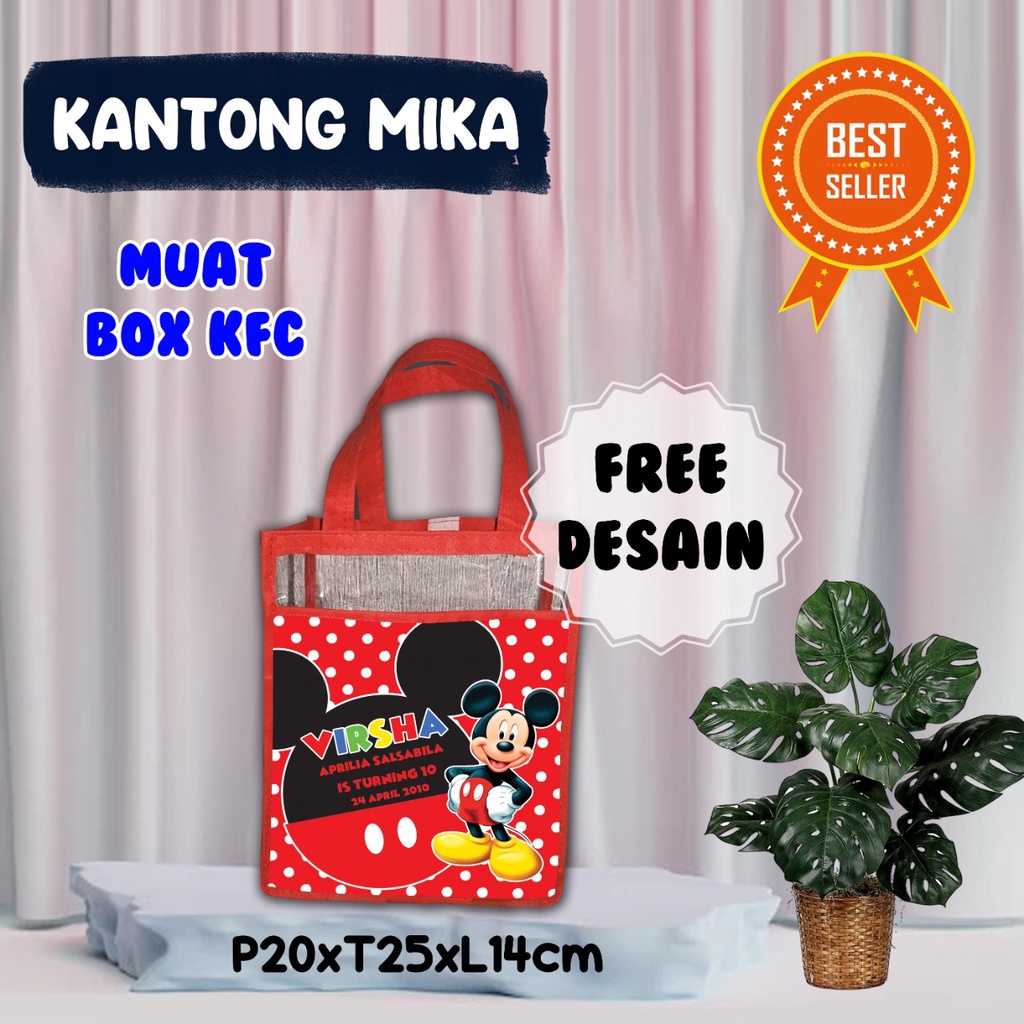 TAS ULTAH UNIK MODEL KANTONG MIKA