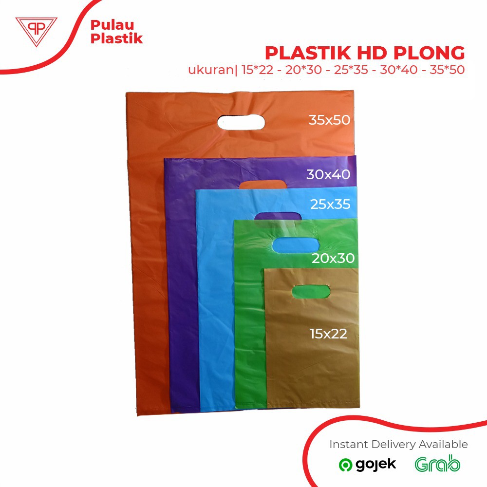 Kantong Plastik Plong/Hd plong 25x35/Hd Non Plong 25x35/plastik packing olshop/100pcs