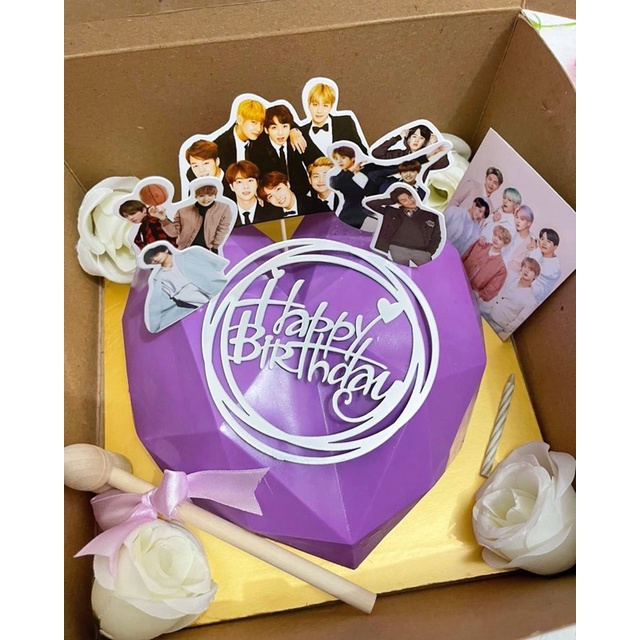 

[READY JAKARTA H-1] SMASH CAKE / PINATA CAKE / KUE ULANG TAHUN / BIRTHDAY CAKE / BTS CAKE