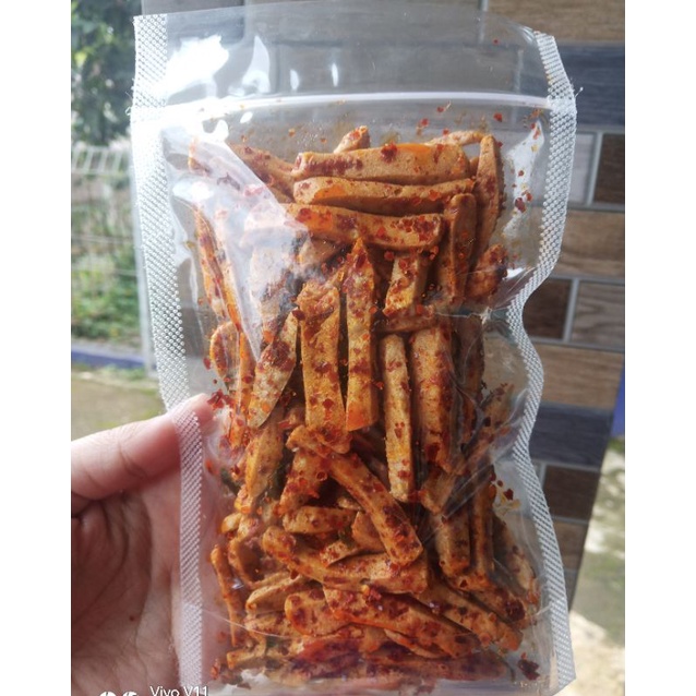 basreng pedas daun jeruk basreng basreng enak basreng gurih basreng bandung cemilan pedas cemilan isi 100gram-3