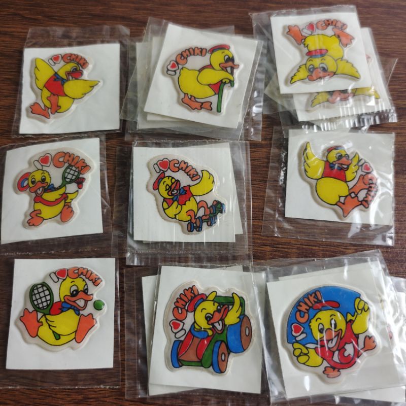 

Hadiah Chiki Stiker 3D Timbul Sticker Timbul Chiki 1980an 1990an