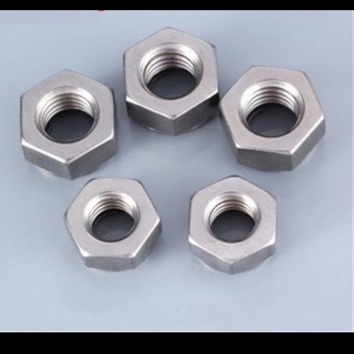 GHM MUR HEX NUT M8 M 8 MUR ONLY HEXAGONAL GROSIR MURAH