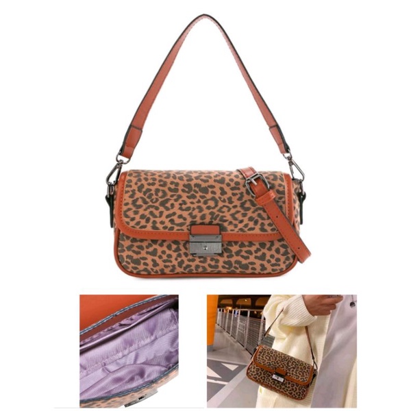 London Berry by Huer Leopard Pattern