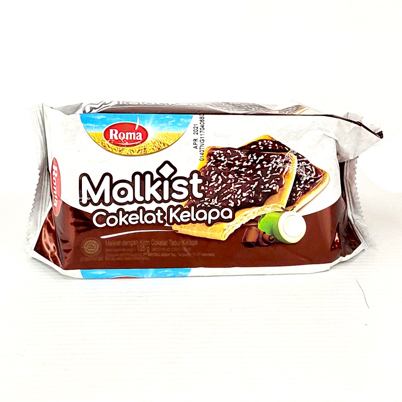 

Roma Biscuit Malkist Coklat Kelapa 135Gr