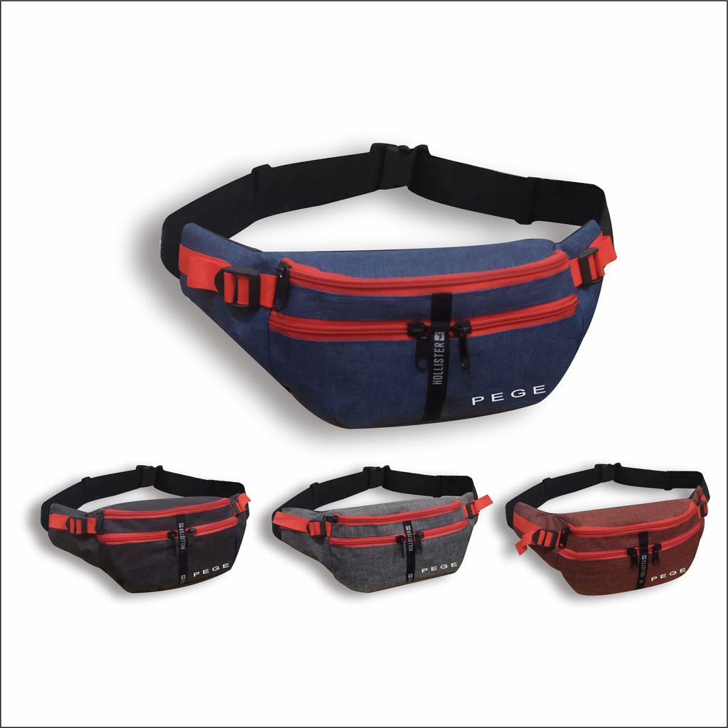 Tas Pinggang Waistbag Selempang Kasual Distro Keren - PG - 8871