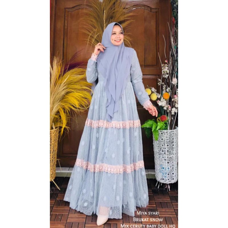 Dress miya set syari premium
