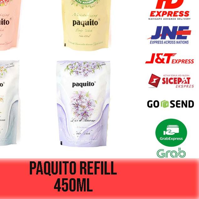 ➹ SABUN CAIR BODY WASH PAQUITO REFILL 450ml ✱