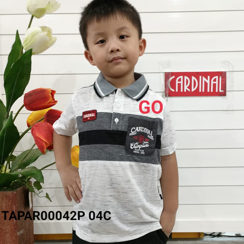 gos KPA CARDINAL KIDS POLO SHIRT Kaos Polo Anak Laki Laki Baju Cardinal Kerah Lengan Pendek Anak