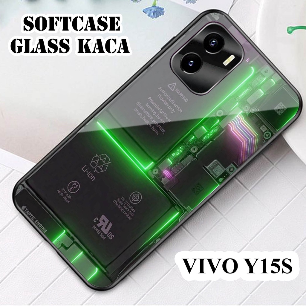 Softcase Glass Kaca VIVO Y15 S - Casing HP VIVO Y15 S[ S15].