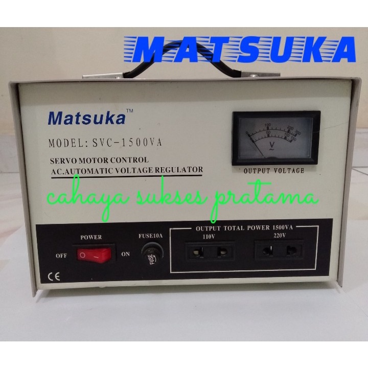 Stavol/ Stabilizer Matsuka SVC-1500W