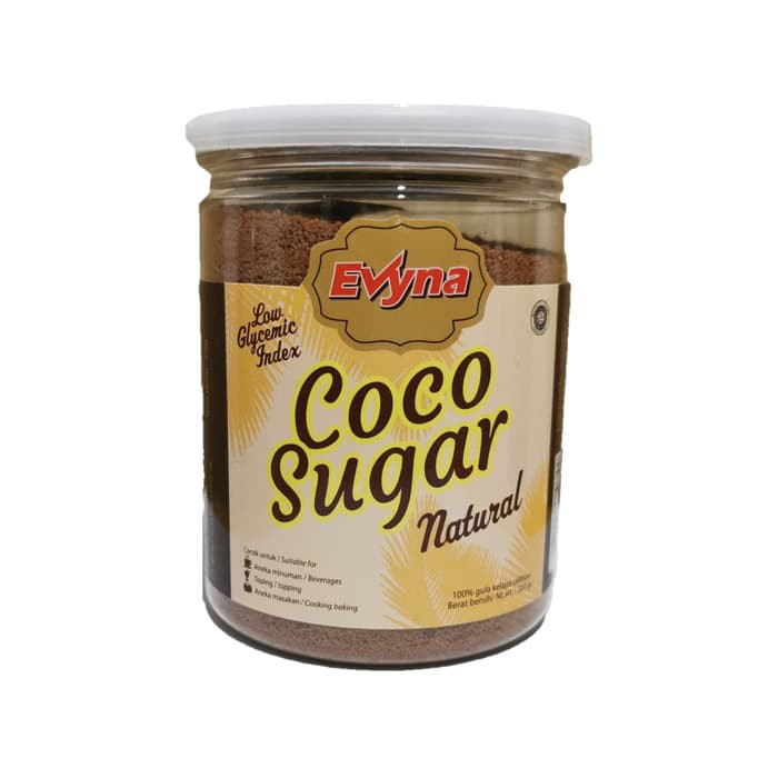 

Coconut Sugar Original Gula Kelapa Natural Evyna Food 320 gram