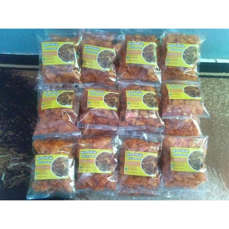 

keripik cemilan enak/ keripik singkong pedas 500gr