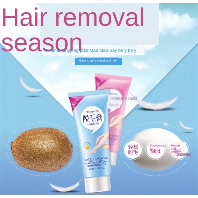 ONE SPRING HAIR REMOVAL CREAM