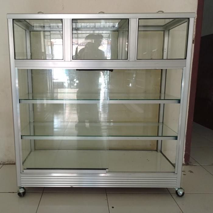 Etalase Beras / Etalase Warung Beras / Etalase Jualan Beras 1 Meter