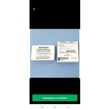 

overlay spektroline 1set original