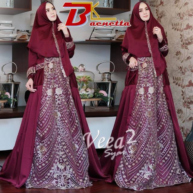 Ready siap kiirim Veea syari by baenetta ORIGINAL