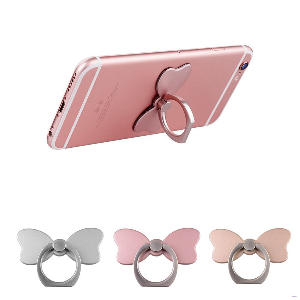 Bow Cell Phone Ring Phone Ring Holder Stand Mobile Kickstand Desk Table Ring Stand Anti Drop