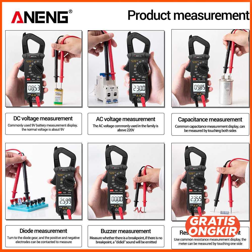 Digital Multimeter Voltage Tester Clamp - ST209