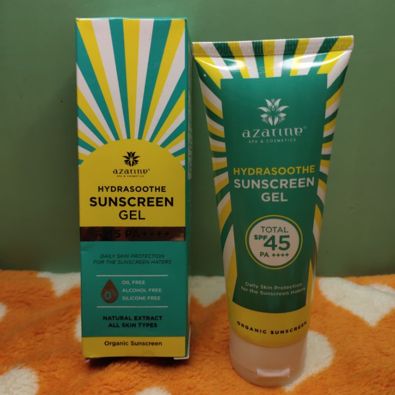 [READY] HYDRASHOOTHE SUNSCREEN GEL SPF45 PA++++ Azarine sunscreen azarine sunblock tabir surya