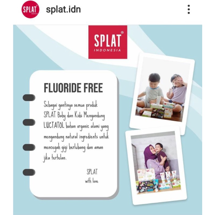 Pasta Gigi Bayi Anak SPLAT / Splat Baby Toothpaste