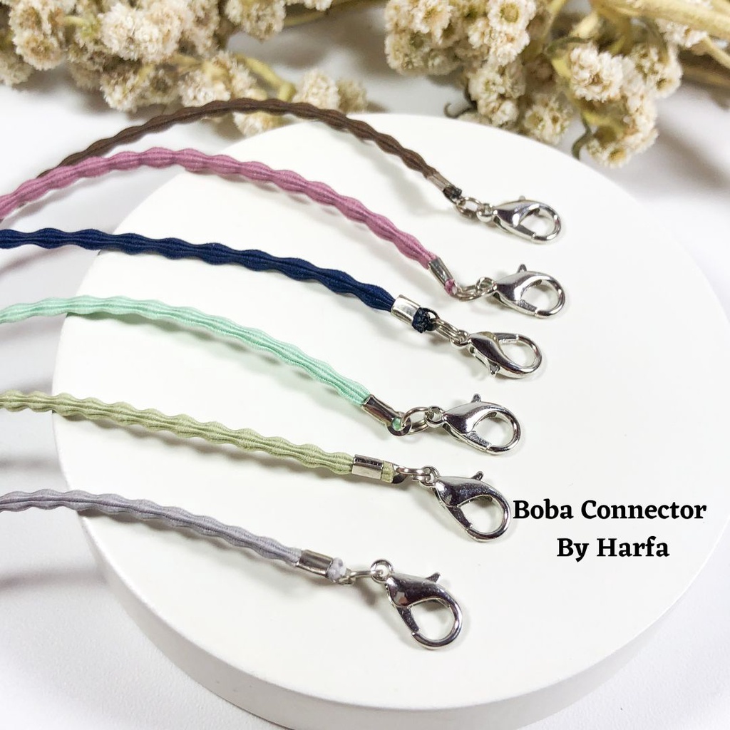 KONEKTOR MASKER TALI BOBA MASKER BOBA TALI PADI KONEKTOR MASKER TALI CURLY TALI BOBA TALI PADI STRAP