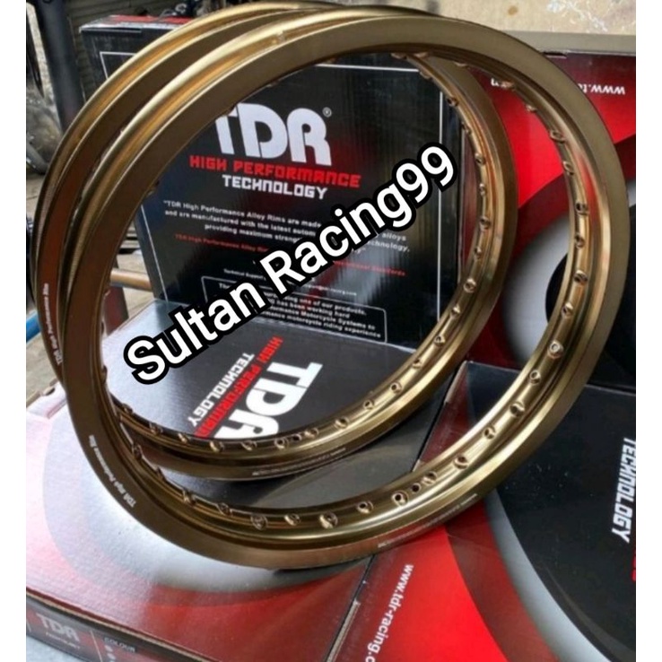 Velg TDR Titanium Brown Ring 17 x 160+185 TDR OriginaL (1 Set)