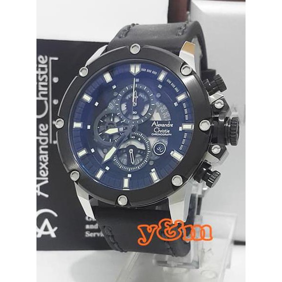 Super Sale Alexandre Christie AC 6416MC BLSVBL Ready Stock