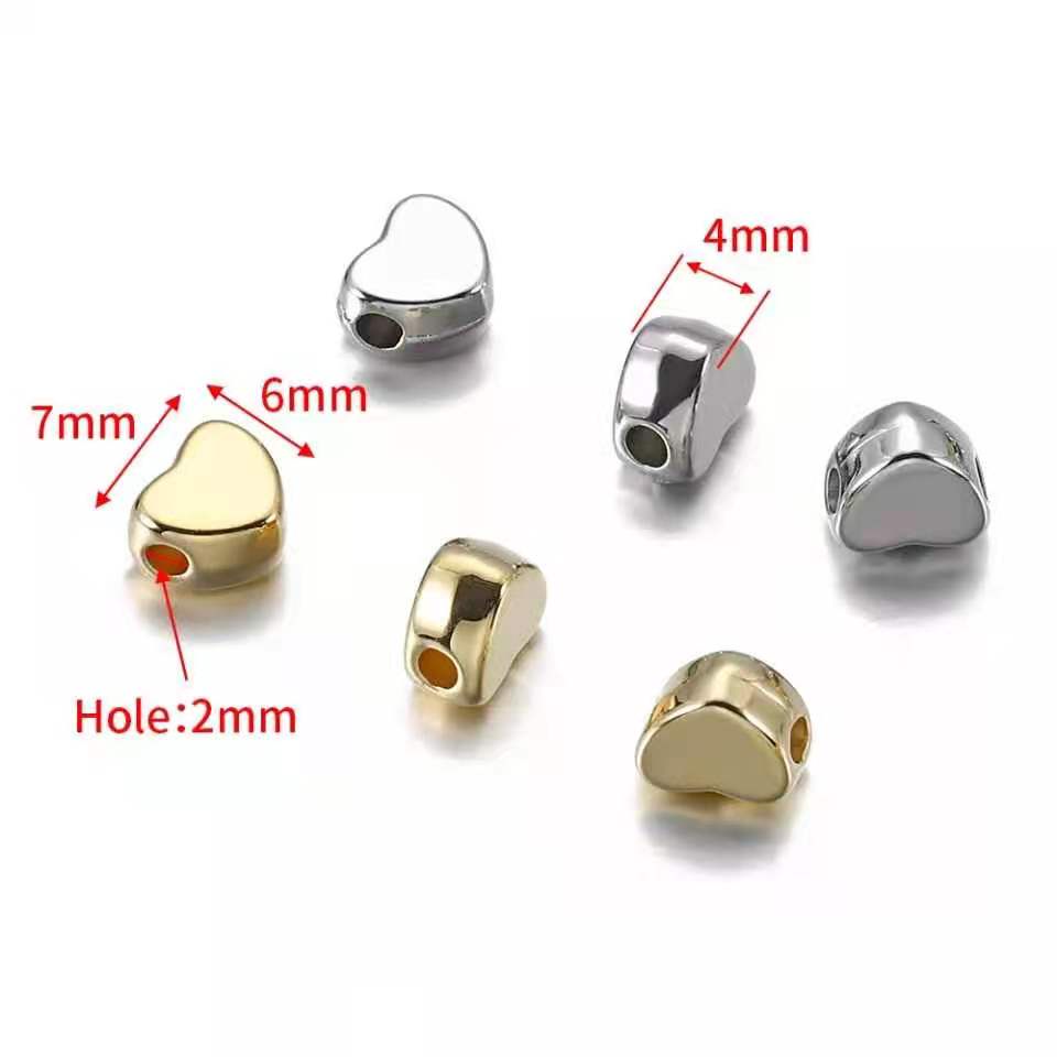 Manik-Manik Pembatas Spacer CCB Untuk Membuat Perhiasan Kalung Gelang DIY Harga/100-300Pc