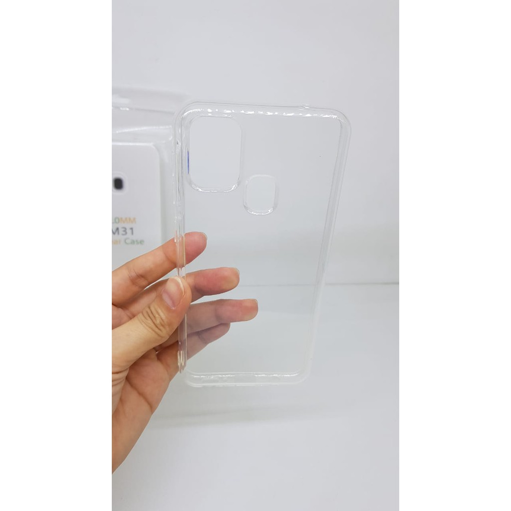 Soft Case Transparan Samsung M31 6.4 Inchi Clear Ultra Thin TEBAL 2.0mm M315F SUPER CLEAR