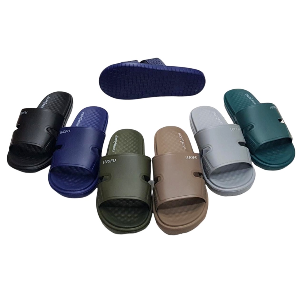 Luofu Sandal Kokop Jelly Karet Pria Neosole E6202M-K6W (AT3)