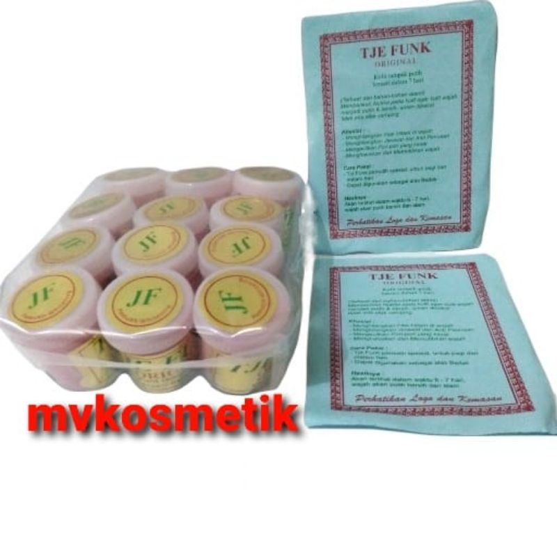 [ lusin 12pcs ] CREAM TJE FUNK ORIGINAL // KRIM JF TJE FUNK ORIGINAL LUSINAN