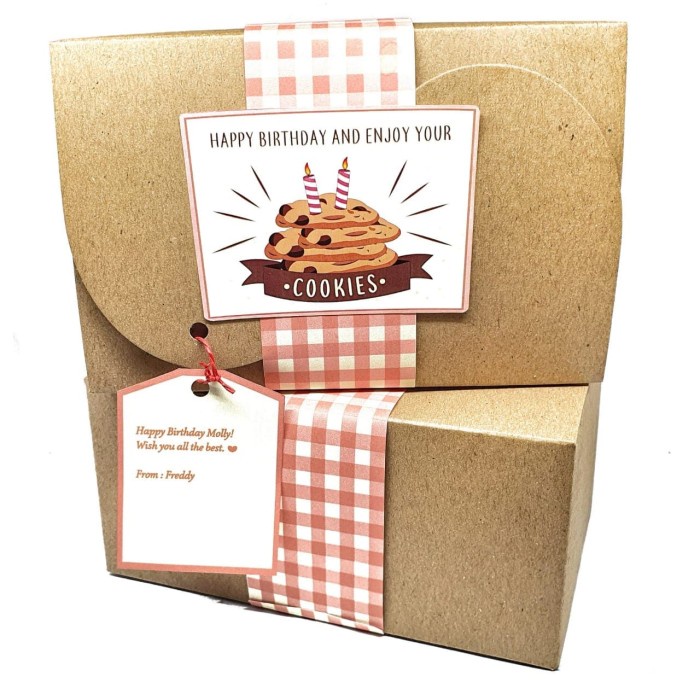 

Bf301Gf Birthday Edition Hampers (Box Of 5 Soft Baked Cookies) By Laviest Gdfd601A