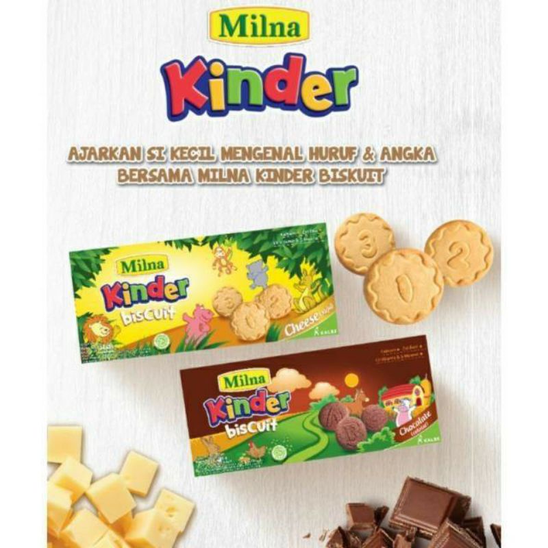 Milna Kinder Biskuit - Cemilan Baby 6+