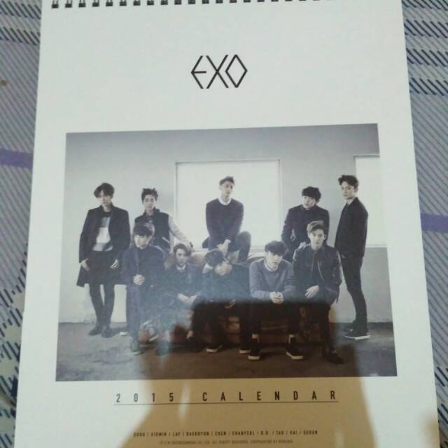 OFFICIAL EXO Kalender season greetings 2015