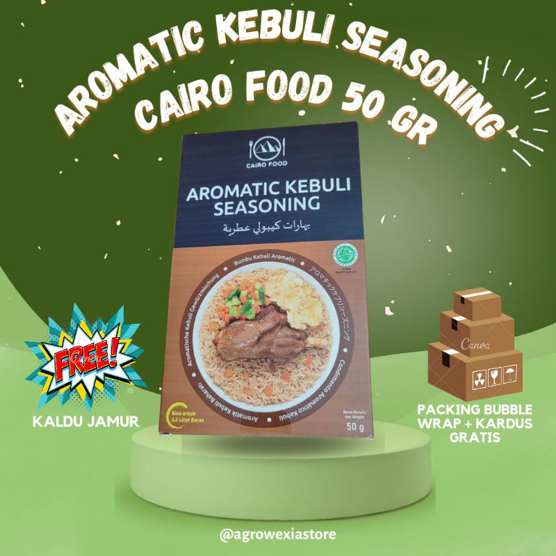 

Bumbu Nasi Kebuli Aromatic Cairo Food kemasan 50 gr
