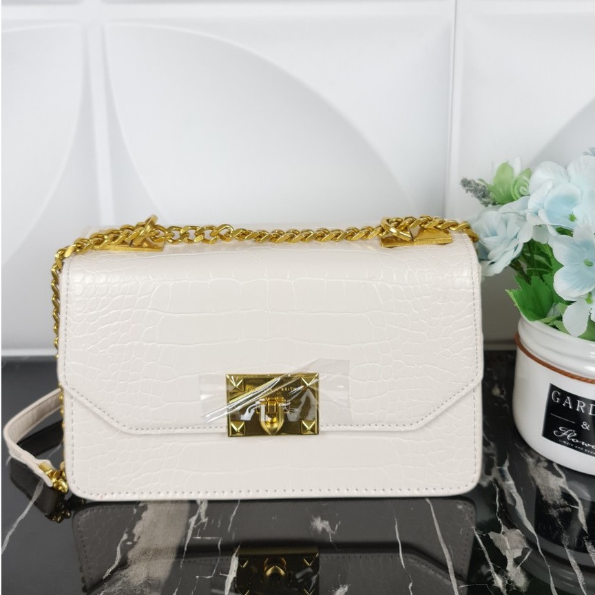 TAS CK METALLIC CROSSBODY BAG - CK046