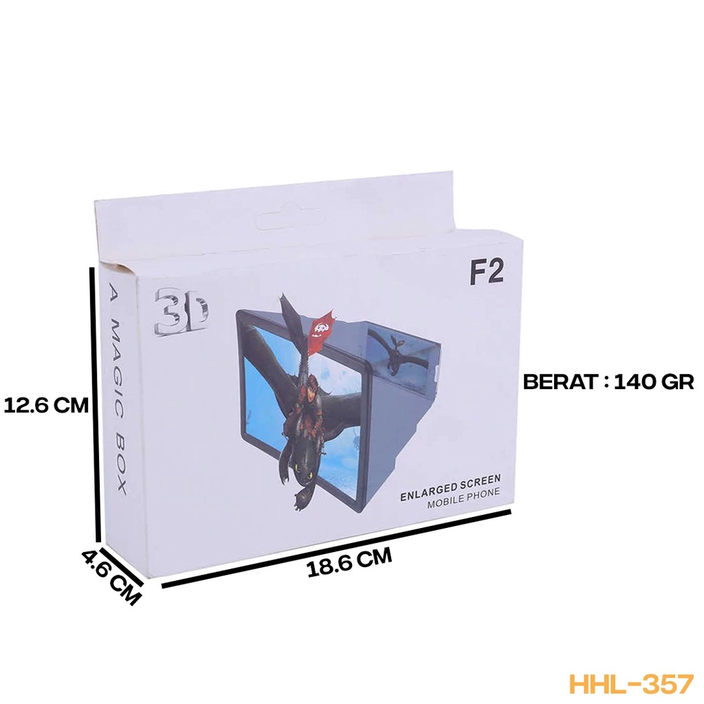 Kaca Pembesar Layar HP 3d F2 ENLARGED enlarger screen mobile 3D