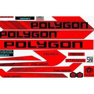 Paling Disukai Decal stiker  sepeda  polygon  PREMIER 5 