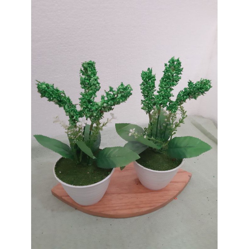 rangkaian bunga lavender bunga artificial bunga meja bunga hias dekorasi pot bunga-3