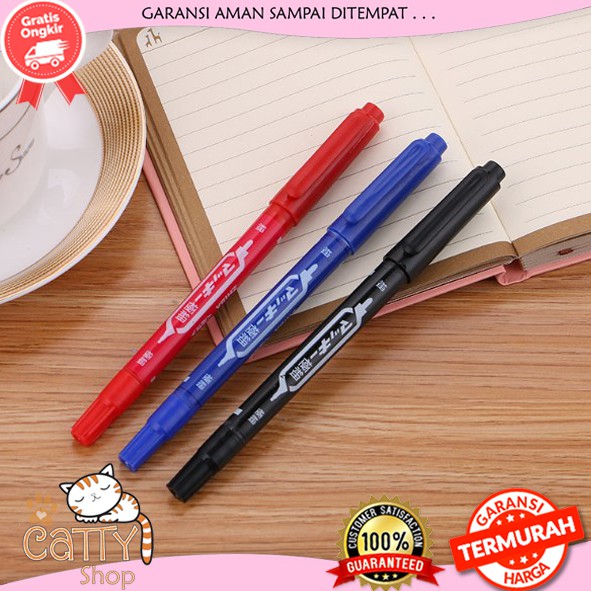 

CATTY PENA DAN SPIDOL PERMANENT MARKER 2 IN 1 / PULPEN PLUS SPIDOL PERMANENT IMPORT