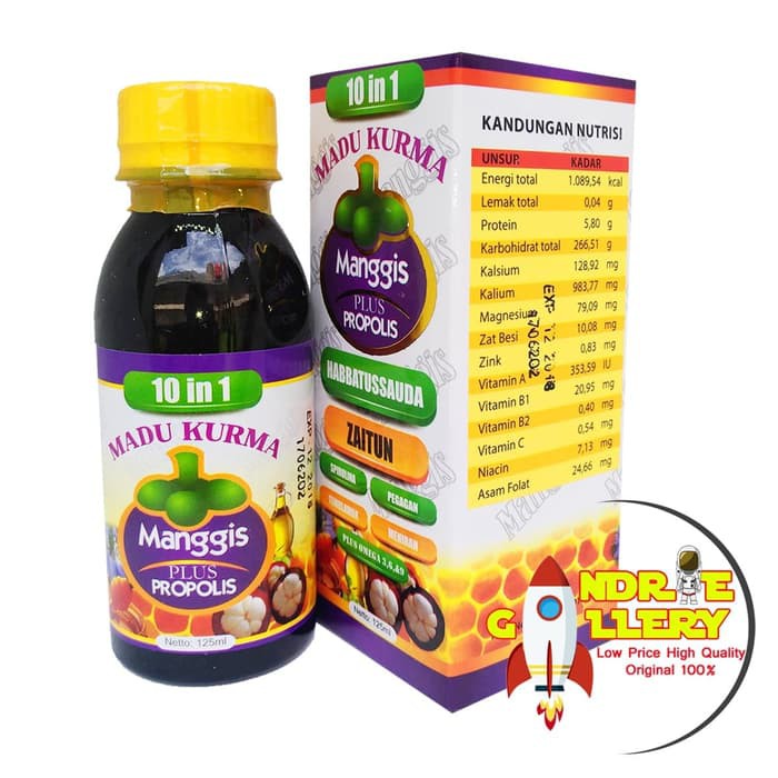 

Madu Kurma Xamthone Manggis Plus Propolis 10in1 Habbatussauda Zaitun - MMD779