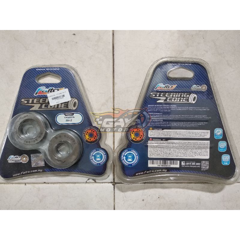 MANGKOK STANG / BEARING TEFLON / KOMSTIR YAMAHA RXZ FAITO RACING