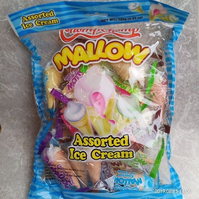 

permen masmallow es krim bungkusan 135gr