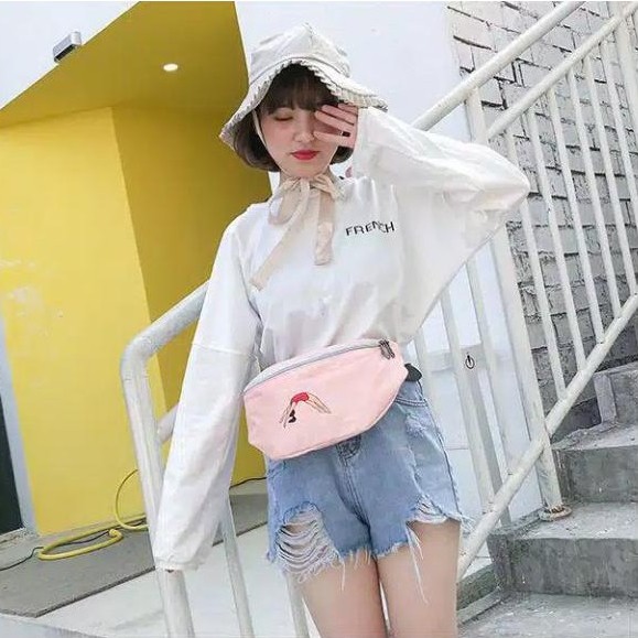 Tas Pinggang Wanita / Swimming Waist Bag Fanny Pack Tas Pinggang